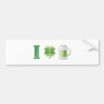 I Love Beer Bumper Sticker