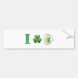 I Love Beer Bumper Sticker
