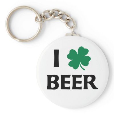 I Love Beer Key Chains