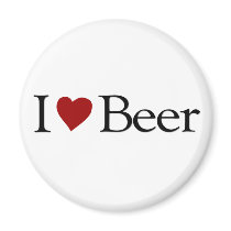 I Love Beer Magnet
