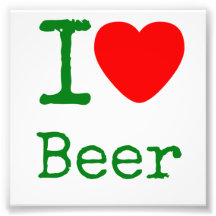 I Love Beer Photo Art