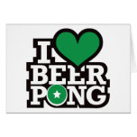I Love Beer Pong v2 - Green Cards