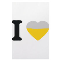 i love beer stationery