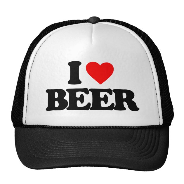 I LOVE BEER TRUCKER HAT 1/1