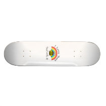 I love bees deal with it custom skate board