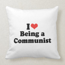 I LOVE BEING A COMMUNIST - .png Pillows