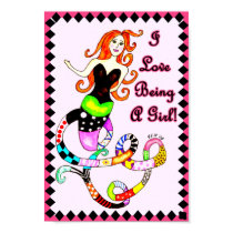 "I Love Being A Girl" Mermaid posters by Victoreeah "I Love Being A Girl" Mermaid posters