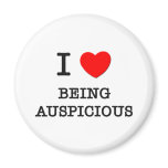 I Love Being Auspicious Magnet