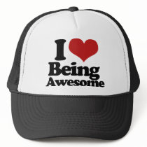 I Love Being Awesome Mesh Hat