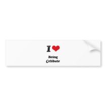 I love Being Celibate Bumper Stickers