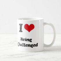 I love Being Challenged Mugs