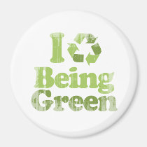 I LOVE BEING GREEN Faded.png magnets