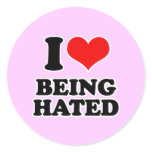 I Love Being Hated stickers