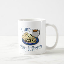 I Love being Lutheran! Coffee Mug