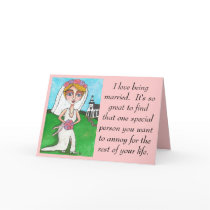 I love being married... - wedding day card by folkartblonde I love being married... - wedding day card