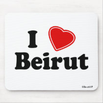 I Love Beirut Mouse Pad