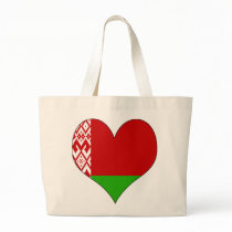 I Love Belarus Canvas Bag
