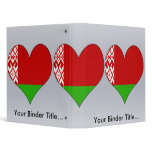 I Love Belarus Vinyl Binders