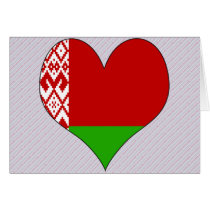 I Love Belarus Greeting Card