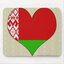 I Love Belarus Mousepad