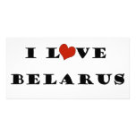 I Love Belarus Picture Card