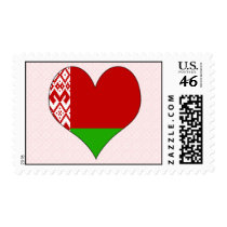 I Love Belarus Postage Stamp