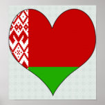 I Love Belarus Poster