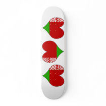 I Love Belarus Custom Skate Board