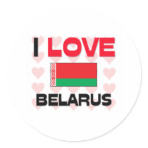 I Love Belarus stickers by tshirtshirts I Love Belarus stickers