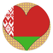 I Love Belarus Stickers