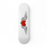 I Love Belarus -wings Skateboard Deck