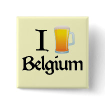 I Love Belgium Button