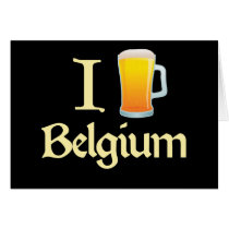 I Love Belgium Greeting Cards