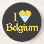 I Love Belgium Coasters