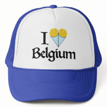 I Love Belgium Mesh Hat