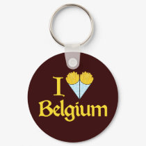 I Love Belgium keychains