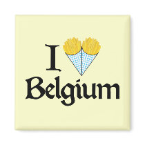 I Love Belgium magnets