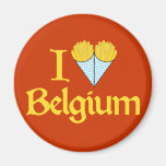 I Love Belgium Magnet