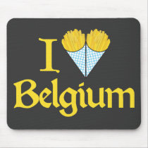 I Love Belgium mousepads by BelgiumGifts I Love Belgium mousepads