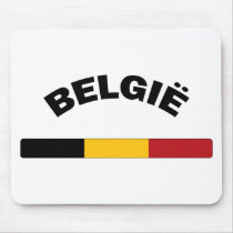 I Love Belgium Mouse Pad