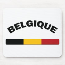 I Love Belgium Mouse Pads
