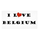 I Love Belgium Picture Card