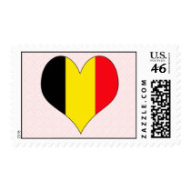 I Love Belgium Postage Stamps