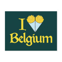 I Love Belgium Postcards