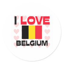 I Love Belgium stickers