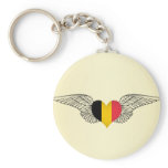 I Love Belgium -wings Key Chains
