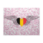 I Love Belgium -wings Post Card