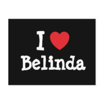 I love Belinda heart T-Shirt Post Card