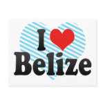I Love Belize Post Card