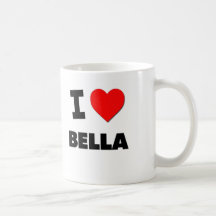 I Love Bella Coffee Mug